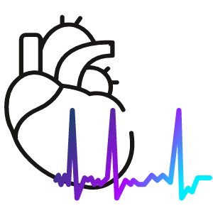 corazón con fibrilación auricular